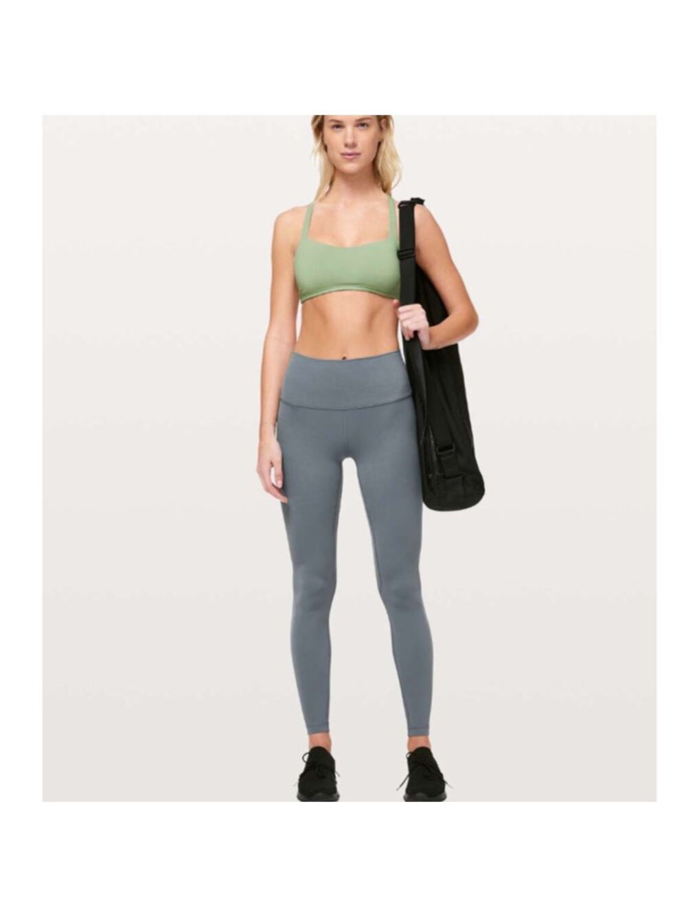 Lululemon Align Workout Yoga Pants High-Rise 28" Inseam Sage Green Women Size 4